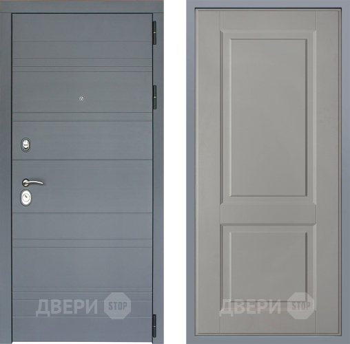 Дверь Заводские двери Лира Софт графит Доррен Грей софт в Красногорск