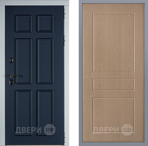 Дверь Заводские двери Стокгольм К-2 Беленый дуб в Красногорск