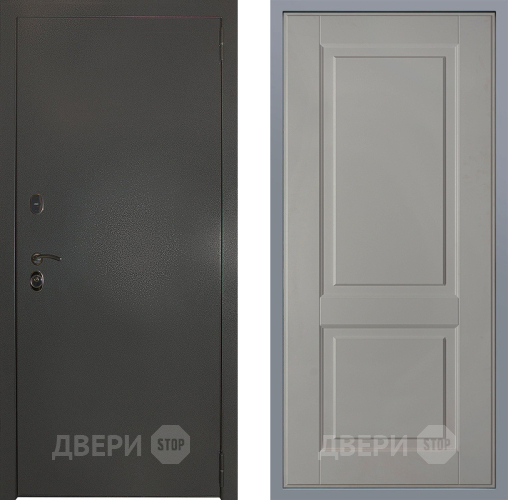 Дверь Заводские двери Эталон 3к антик серебро Доррен Грей софт в Красногорск