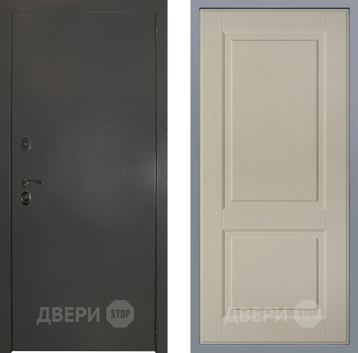 Дверь Заводские двери Эталон 3к антик серебро Доррен Шампань в Красногорск