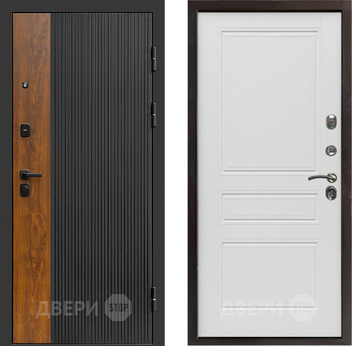 Входная металлическая Дверь Престиж Prestizh Классика Лиственница белая в Красногорск