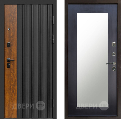 Входная металлическая Дверь Престиж Prestizh Зеркло Пастораль Венге в Красногорск