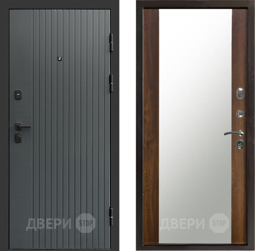 Дверь Престиж Tvist Grey Зеркало Дуб в Красногорск