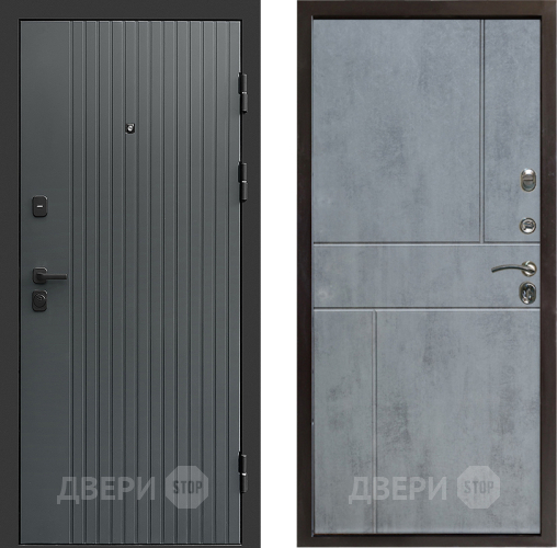 Дверь Престиж Tvist Grey Горизонт Бетон темный в Красногорск