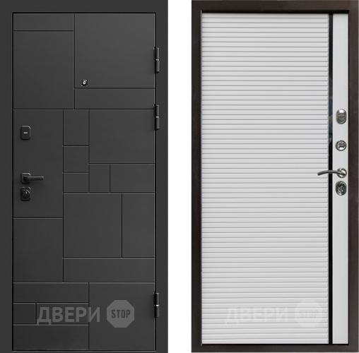 Входная металлическая Дверь Престиж Kvadro Porte Белый в Красногорск