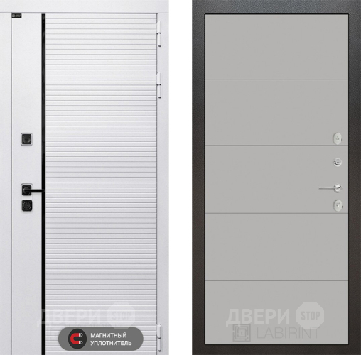 Дверь Лабиринт (LABIRINT) Royal 13 Грей софт в Красногорск