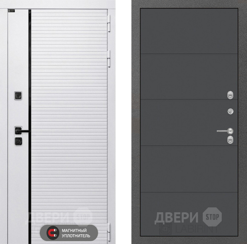 Дверь Лабиринт (LABIRINT) Royal 13 Графит софт в Красногорск