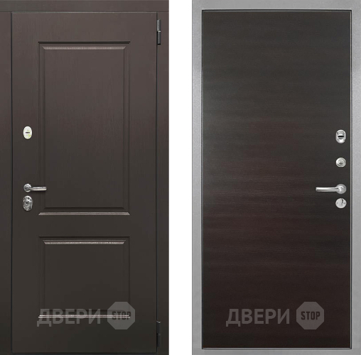 Входная металлическая Дверь Интекрон (INTECRON) Кампо Гладкая Эковенге поперечный в Красногорск