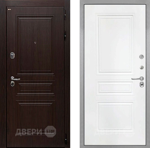 Дверь Интекрон (INTECRON) Брайтон Тиковое Дерево ФЛ-243 Белый матовый в Красногорск