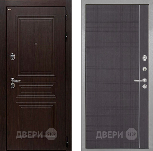 Дверь Интекрон (INTECRON) Брайтон Тиковое Дерево В-07 с молдингом Венге в Красногорск
