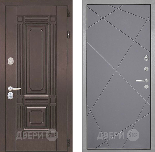 Дверь Интекрон (INTECRON) Италия Лучи-М Графит софт в Красногорск