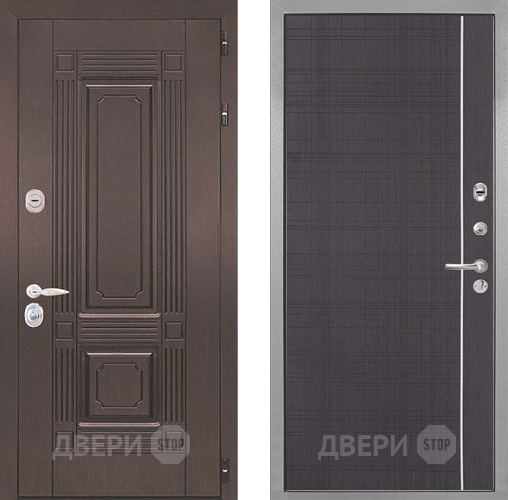 Входная металлическая Дверь Интекрон (INTECRON) Италия В-07 с молдингом Венге в Красногорск
