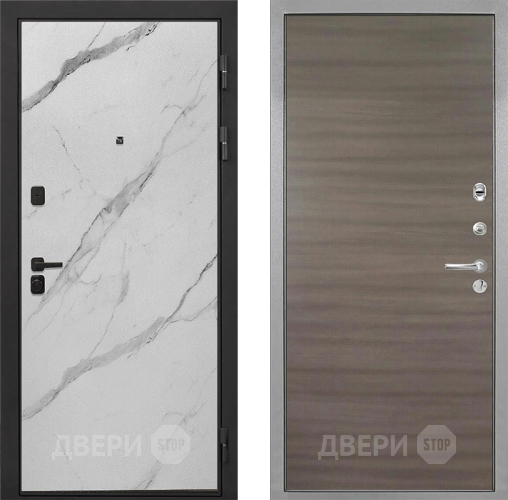 Дверь Интекрон (INTECRON) Профит Black Мрамор Арктик Гладкая Дуб тоскано поперечный в Красногорск