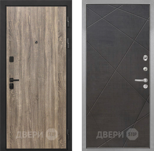 Дверь Интекрон (INTECRON) Профит Black Дуб Турин Лучи-М Венге распил кофе в Красногорск