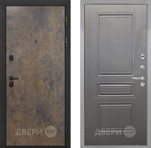 Дверь Интекрон (INTECRON) Профит Black Гранж ФЛ-243 Графит вуд дуб в Красногорск