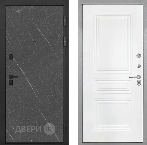 Дверь Интекрон (INTECRON) Профит Black Гранит Лава Оникс ФЛ-243 Белый матовый в Красногорск