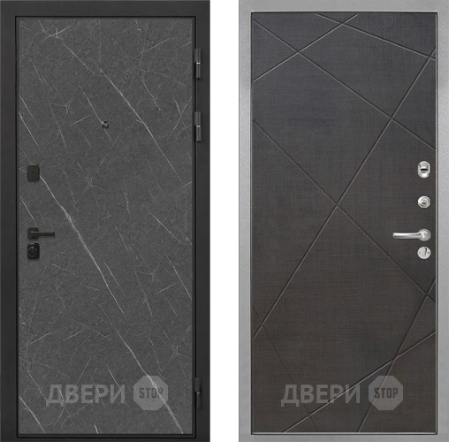 Входная металлическая Дверь Интекрон (INTECRON) Профит Black Гранит Лава Оникс Лучи-М Венге распил кофе в Красногорск