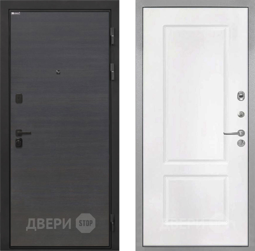 Дверь Интекрон (INTECRON) Профит Black Эковенге КВ-2 Белый матовый в Красногорск