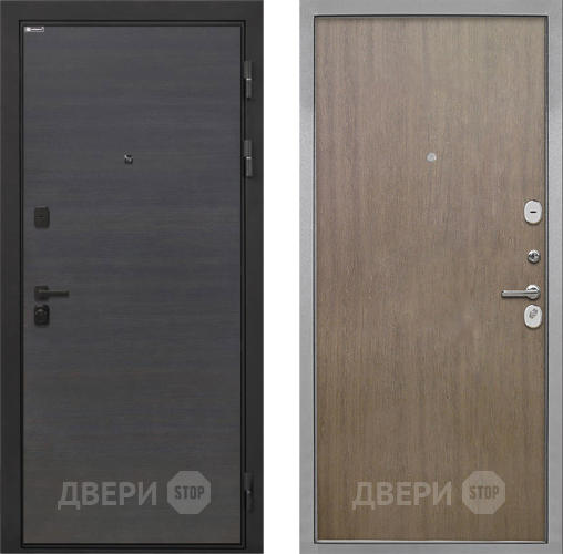 Дверь Интекрон (INTECRON) Профит Black Эковенге Гладкая шпон Венге коричневый в Красногорск