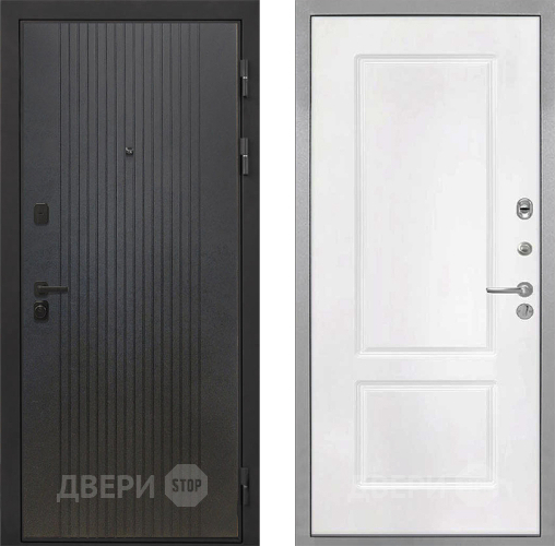 Входная металлическая Дверь Интекрон (INTECRON) Профит Black ФЛ-295 КВ-2 Белый матовый в Красногорск