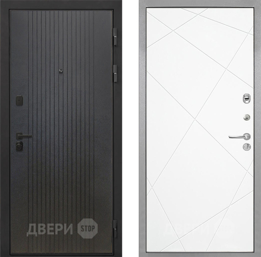 Дверь Интекрон (INTECRON) Профит Black ФЛ-295 Лучи-М Софт милк в Красногорск