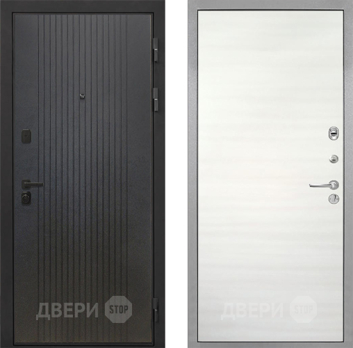 Дверь Интекрон (INTECRON) Профит Black ФЛ-295 Гладкая Дуб сильвер поперечный в Красногорск
