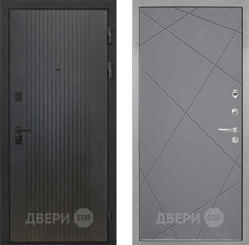 Дверь Интекрон (INTECRON) Профит Black ФЛ-295 Лучи-М Графит софт в Красногорск