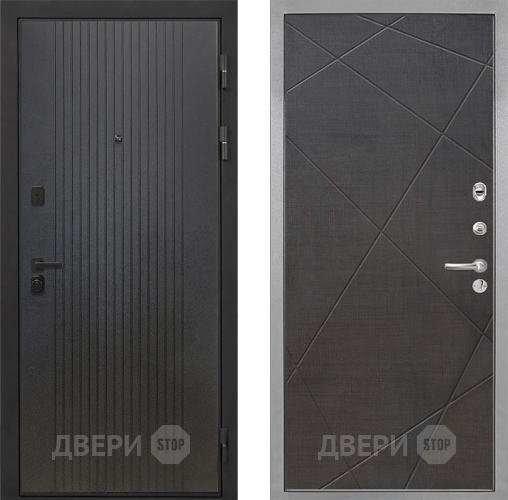 Дверь Интекрон (INTECRON) Профит Black ФЛ-295 Лучи-М Венге распил кофе в Красногорск