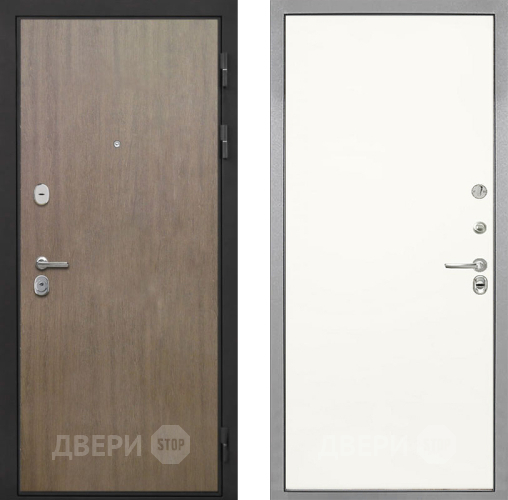 Входная металлическая Дверь Интекрон (INTECRON) Гектор Венге Коричневый Гладкая Слоновая кость в Красногорск
