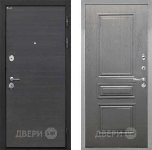 Входная металлическая Дверь Интекрон (INTECRON) Гектор Эковенге ФЛ-243 Графит вуд дуб в Красногорск