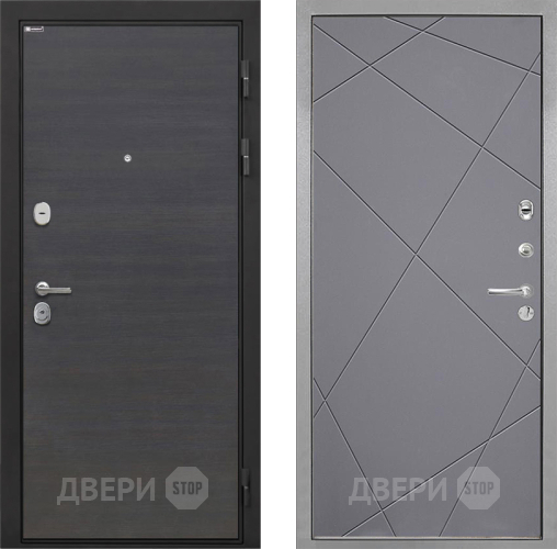 Дверь Интекрон (INTECRON) Гектор Эковенге Лучи-М Графит софт в Красногорск