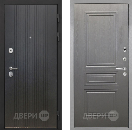 Входная металлическая Дверь Интекрон (INTECRON) Гектор ФЛ-295 ФЛ-243 Графит вуд дуб в Красногорск