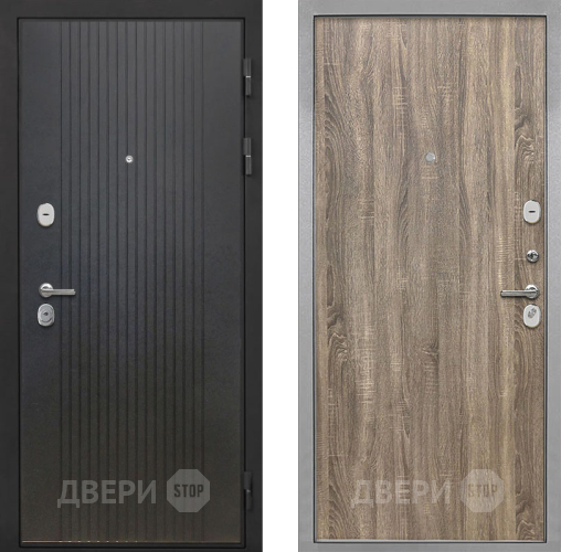 Входная металлическая Дверь Интекрон (INTECRON) Гектор ФЛ-295 Гладкая Дуб турин в Красногорск