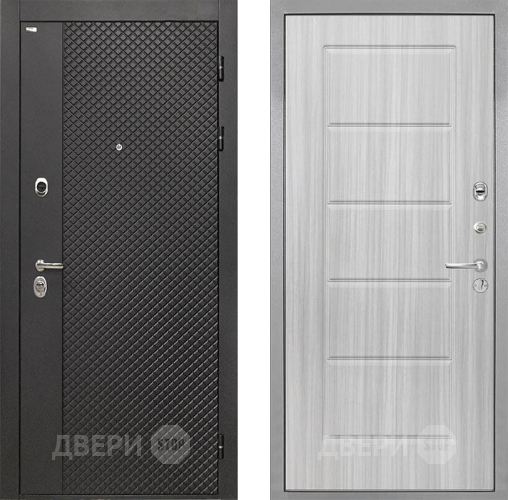 Входная металлическая Дверь Интекрон (INTECRON) Олимпия Black 4К ФЛ-39 Сандал белый в Красногорск