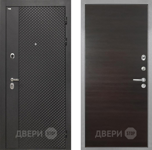 Дверь Интекрон (INTECRON) Олимпия Black 4К Гладкая Эковенге поперечный в Красногорск
