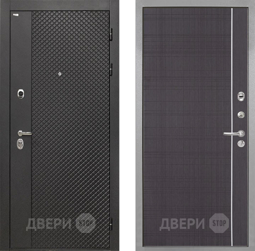 Дверь Интекрон (INTECRON) Олимпия Black 4К В-07 с молдингом Венге в Красногорск