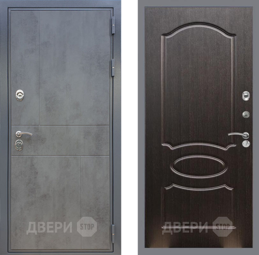Входная металлическая Дверь Рекс (REX) ФЛ-290 FL-128 Венге светлый в Красногорск
