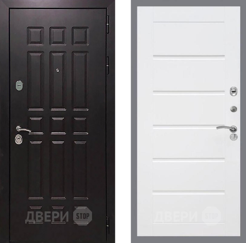 Входная металлическая Дверь Рекс (REX) 8 Сити Белый ясень в Красногорск