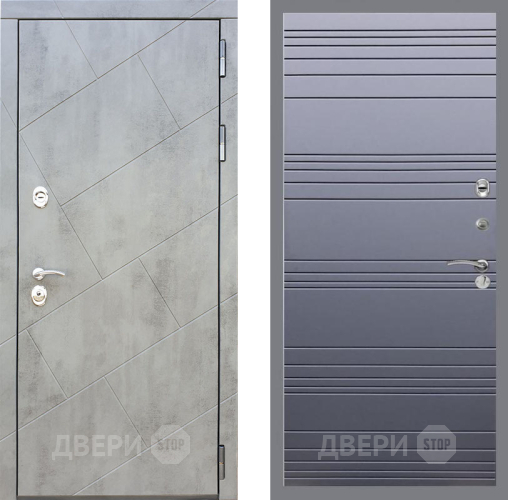 Дверь Рекс (REX) 22 Line Силк титан в Красногорск