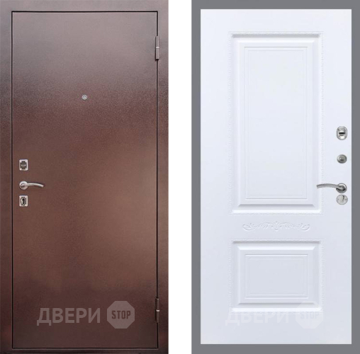 Входная металлическая Дверь Рекс (REX) 1 Смальта Силк Сноу в Красногорск