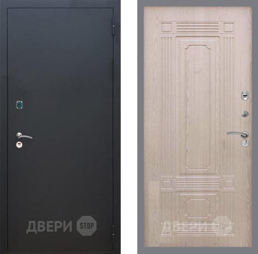 Дверь Рекс (REX) 1A Черный Муар FL-2 Беленый дуб в Красногорск