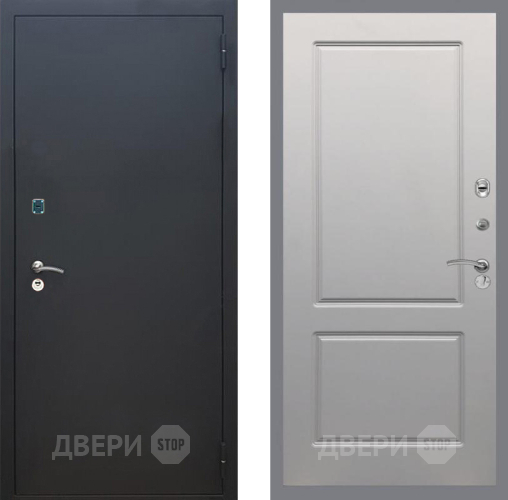 Дверь Рекс (REX) 1A Черный Муар FL-117 Грей софт в Красногорск
