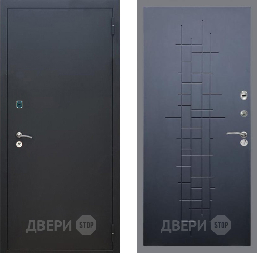 Дверь Рекс (REX) 1A Черный Муар FL-289 Ясень черный в Красногорск