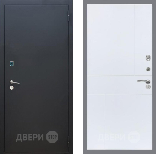 Дверь Рекс (REX) 1A Черный Муар FL-290 Силк Сноу в Красногорск