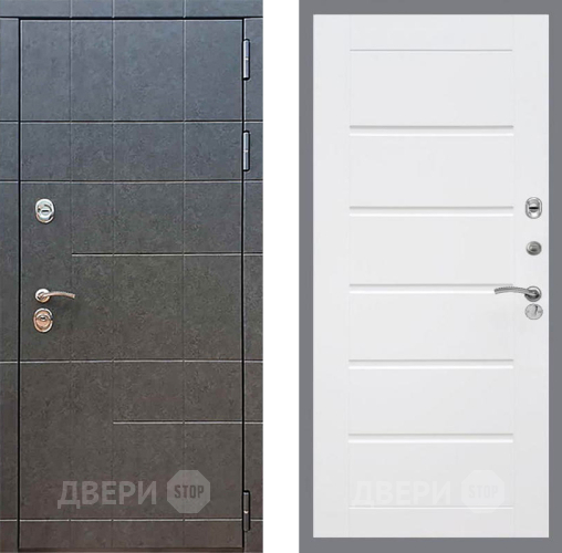 Входная металлическая Дверь Рекс (REX) 21 Сити Белый ясень в Красногорск