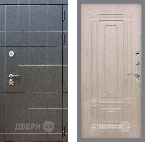 Входная металлическая Дверь Рекс (REX) 21 FL-2 Беленый дуб в Красногорск