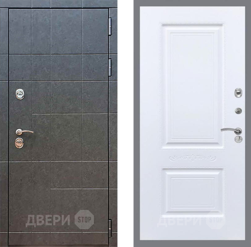Входная металлическая Дверь Рекс (REX) 21 Смальта Силк Сноу в Красногорск