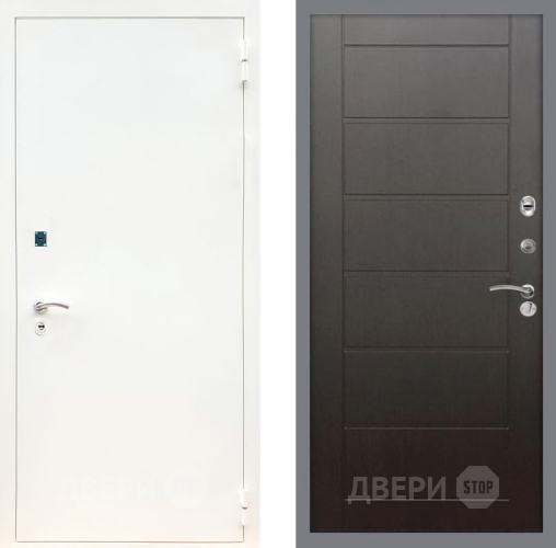 Дверь Рекс (REX) 1А Белая шагрень Сити Венге в Красногорск