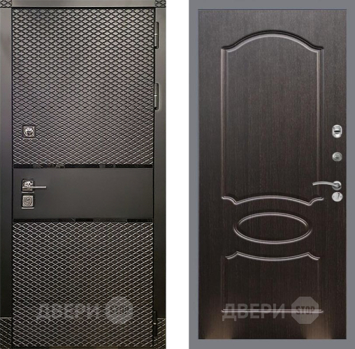 Дверь Рекс (REX) 15 Черный Кварц FL-128 Венге светлый в Красногорск