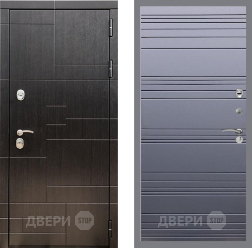 Входная металлическая Дверь Рекс (REX) 20 Line Силк титан в Красногорск